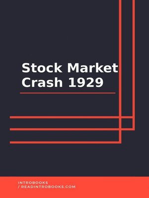cover image of Stock Market Crash 1929